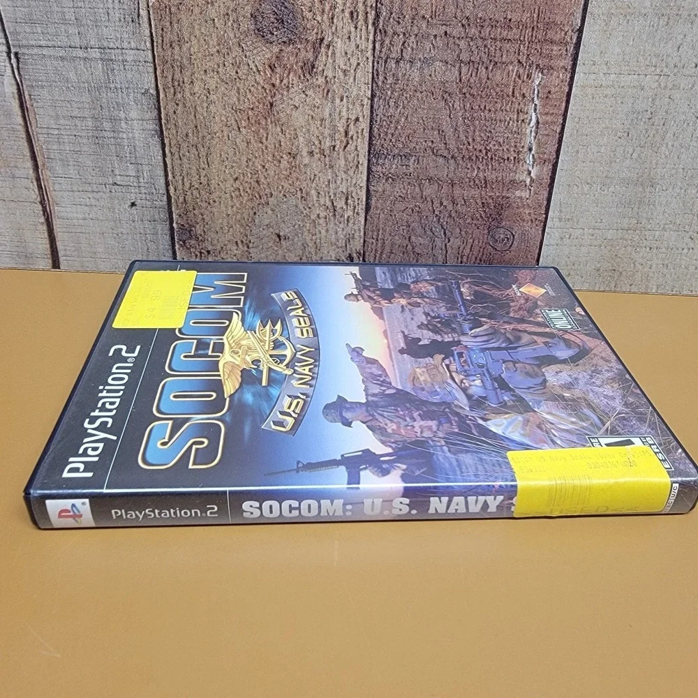 SOCOM US Navy Seals Sony PlayStation 2 PS2 Game with Manual Tactical Shooter